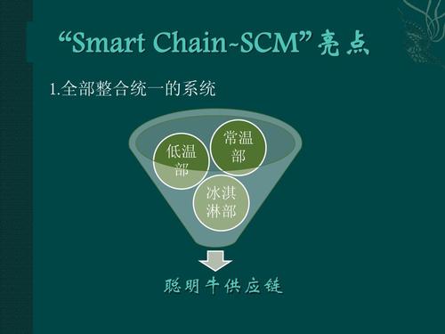 "smart chain-scm"亮点 1.